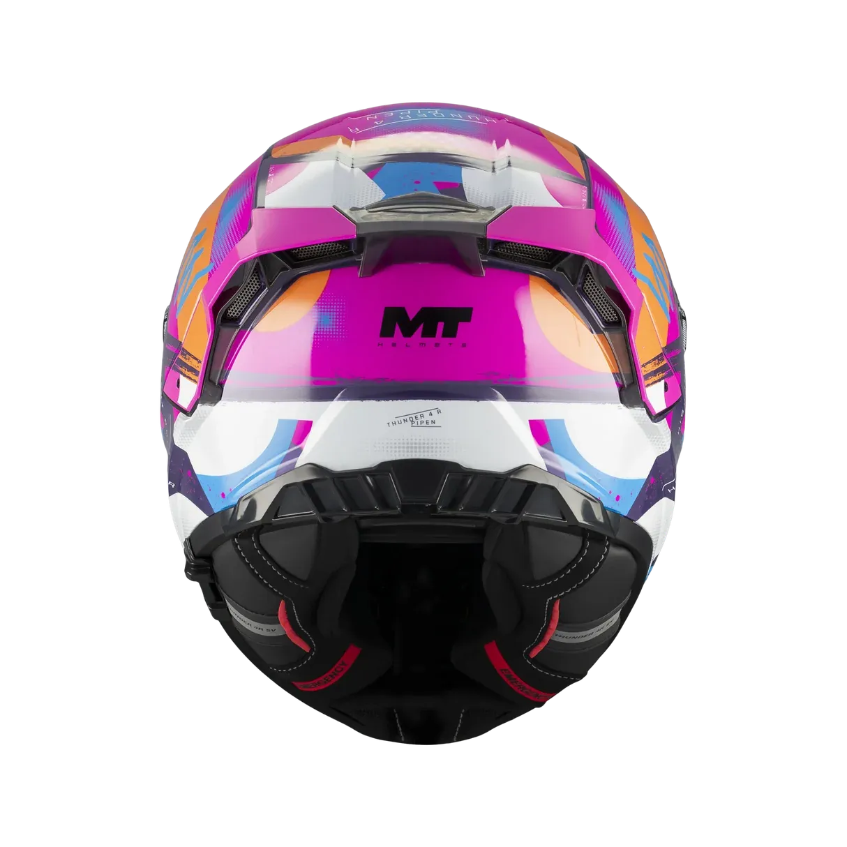 CASCO MT THUNDER 4 R PIPEN C7 BRILLO - Image 3