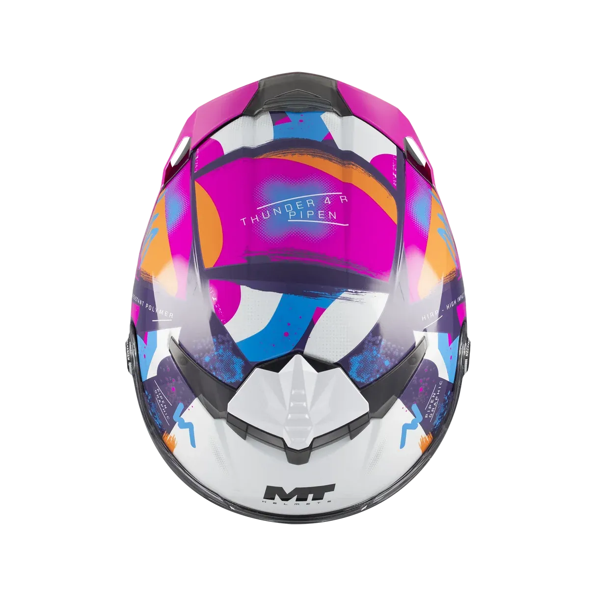 CASCO MT THUNDER 4 R PIPEN C7 BRILLO - Image 2