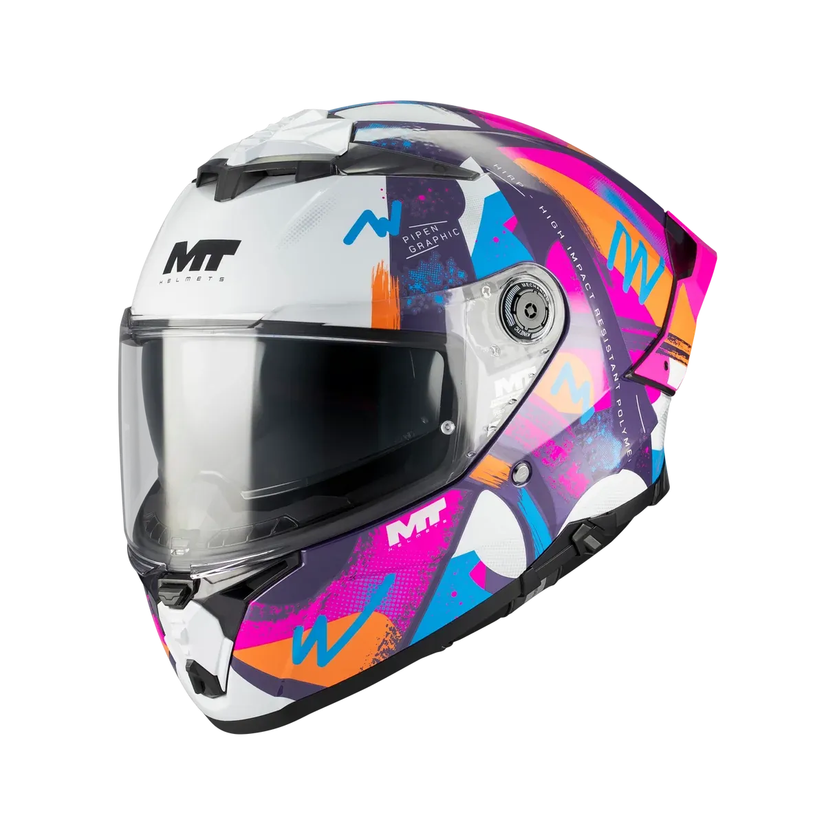 CASCO MT THUNDER 4 R PIPEN C7 BRILLO