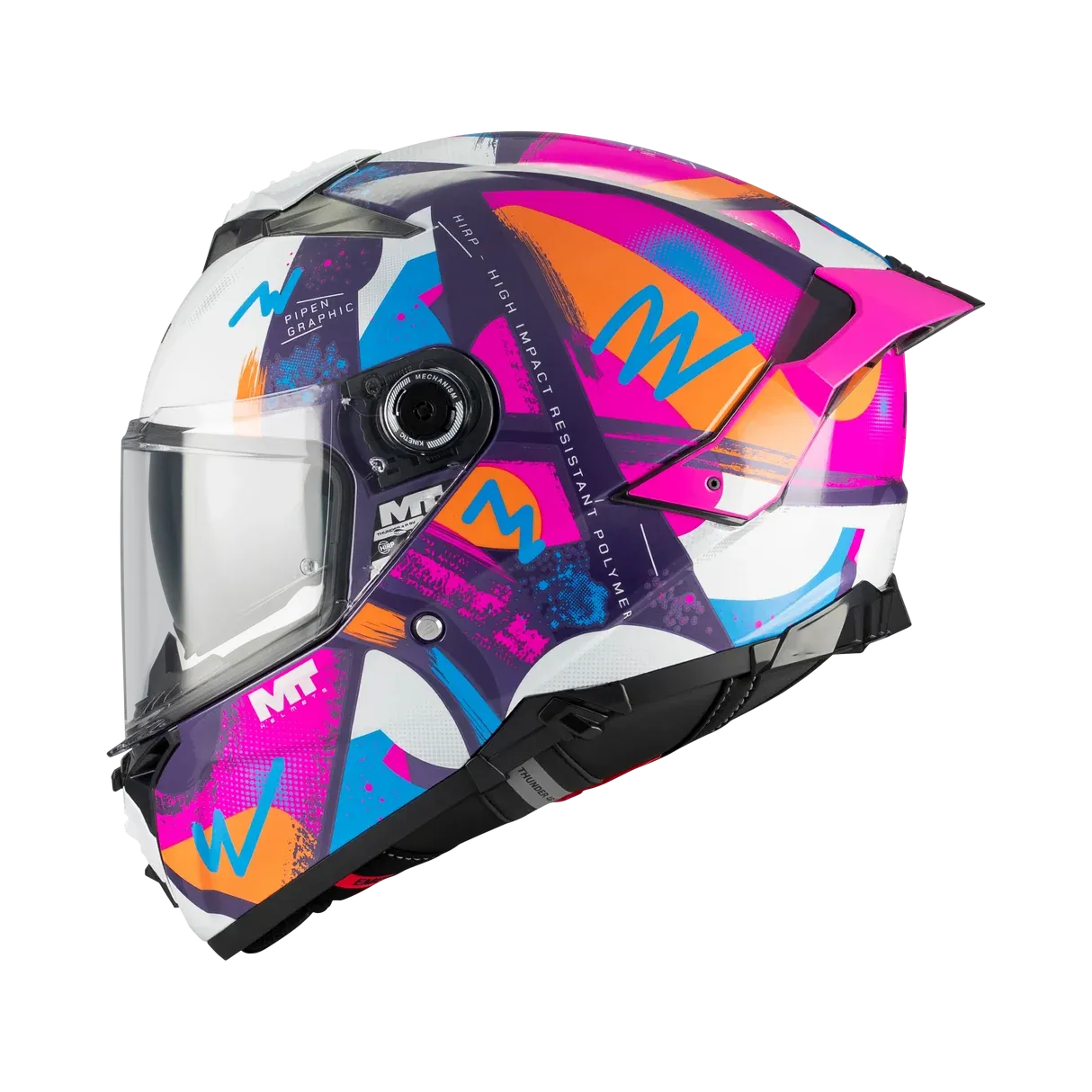 CASCO MT THUNDER 4 R PIPEN C7 BRILLO - Image 6
